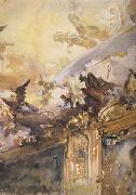 John Singer Sargent Tiepolo Ceiling,Milan (mk18) oil